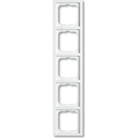 BUSCH-JAEGER 1725-184K PLAQUE QUINTUPLE, FUTURE LINEAR, DAVOS/BLANC STUDIO (1/2)