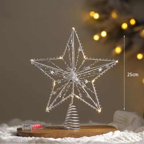 Poinsettia pour décoration de sapin de Noël - FM- (1/5)