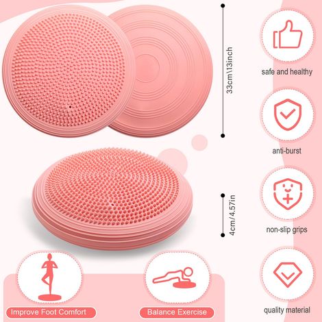 Fauteuil à bascule gonflable pour enfants souffrant d'hypersensibilité sensorielle chaise flexible pour la salle de classe chaise sensorielle simple avec disque d'équilibre et pompe pour enfants, ad (1/4)