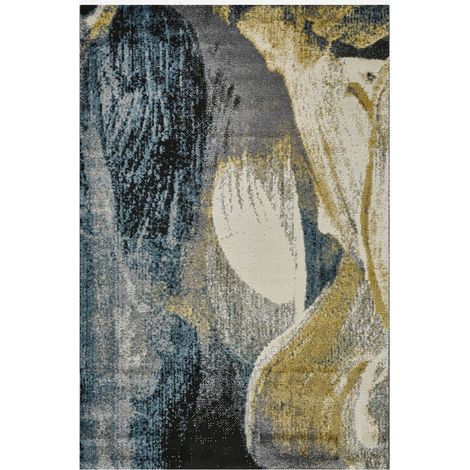 Moderner rechteckiger Frisé-Teppich abstrakt Milano prestige GIA006 (1/3)