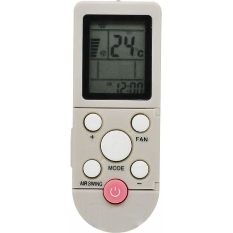 Télécommande universelle de remplacement pour climatiseur (115 x 45 x 24 mm) pour YKR - F/001 AUX F06 (1/5)