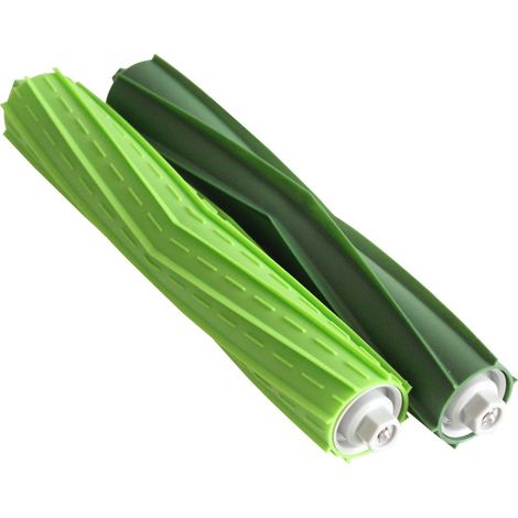 Kit de 2 brosses rouleaux de rechange compatibles iRobot Roomba, accessoires pour robot aspirateur, nettoyage sols et tapis, pièces détachées haute qualité (1/3)