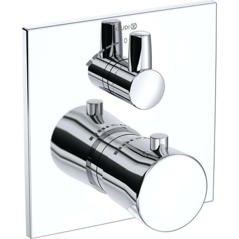 Kludi Amba - Mitigeur de douche thermostatique encastré, chrome 538850575 (1/2)