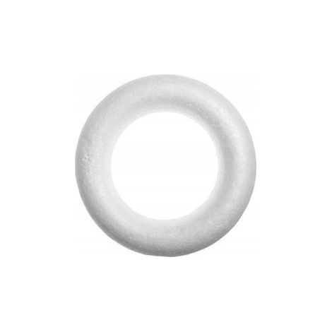 Styroporring, Durchmesser 11 cm, 1 Stück.