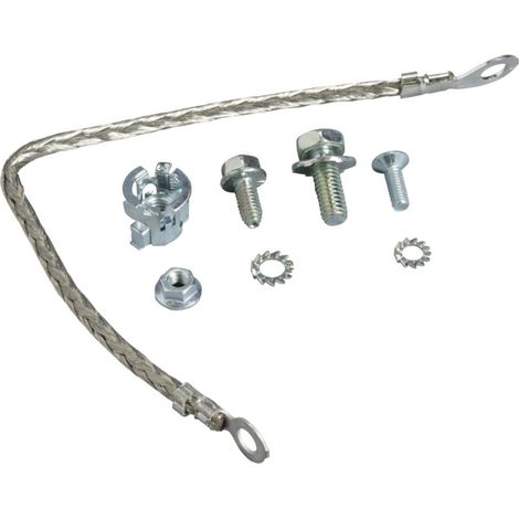 PRISMASET 6mm² geflochtenes Erdungskabel, 200mm lang, 0,04kg Gewicht.
