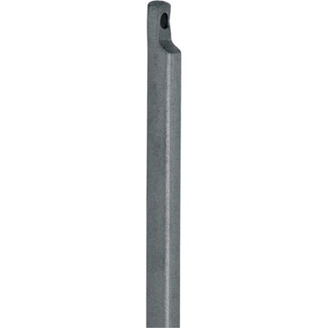 DENI Barra antipánico con hueco un lado 1500mm D.13mm STA brillante galvanizado - 4113 1501 33
