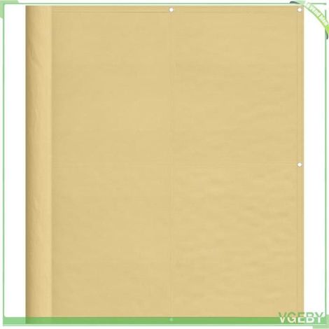 Écran de balcon - FAFEICY - 4000038 - 120x600 cm - 100% polyester oxford PU - Sable (1/5)