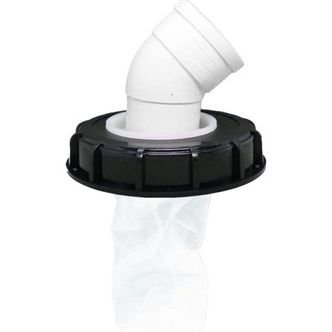 Filtre à Couvercle IBC en Nylon Lavable avec Écran Fileté pour Réservoir Eau de Pluie – Diamètre 163 mm et Angle 45°