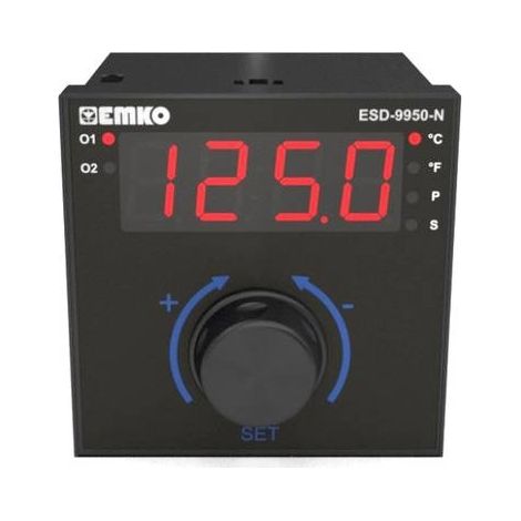 Emko ESD 9950 N termostato negro preciso compacto