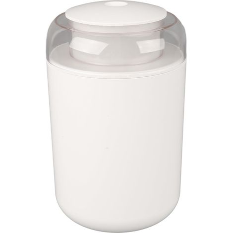 Veilleuse Humidificateur Muet Grand Spray Fin, 1,2 L, Lumière Douce, Humidificateur d'aromathérapie avec Lampe Chambre à coucher, Blanc (1/5)