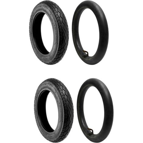 2 Set 12 1/2x2 1/4 Batterie Voiture Pneu 57-203 Fauteuil Roulant Électrique Pneu Intérieur et Extérieur Facile à Installer (1/5)