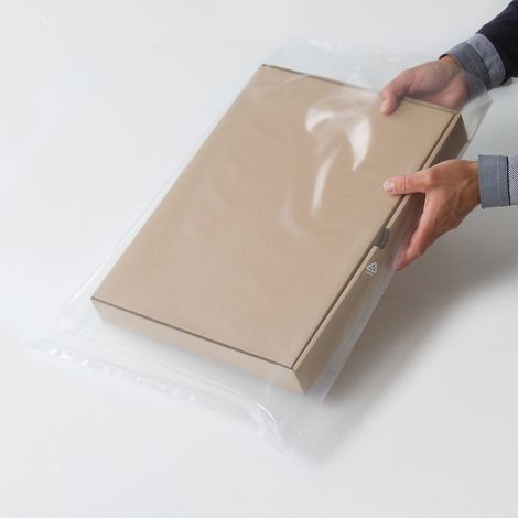 Lot de 100 Sachets plastiques SANS fermeture 400x600mm épaisseur solide 100µ