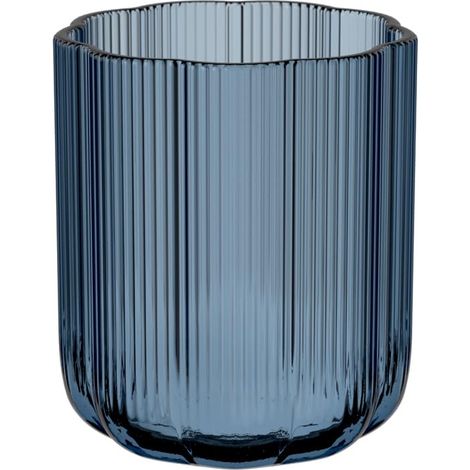 Villeroy & Boch - Fleur Bleu vaso 15 cm blu, lavabile in lavastoviglie, vaso di vetro, vaso decorativo, vetro soffiato a mano, lavorazione artigianale, design floreale, vaso centrotavola moderno (1/5)