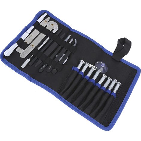 Kit d'outils de démontage et de réparation 22 en 1 pour téléphones portables et ordinateurs (tournevis inclus). (1/5)