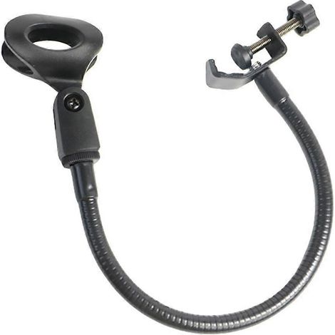 Support de tuyau, support de microphone, bras de micro de bureau, support de microphone, pied de micro de bureau-43.00X8.00X5.00CM-Black (1/4)