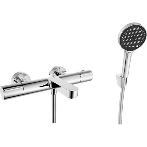 kielle Oudee - Thermostat-Badewannenarmatur mit Zubehör EcoSpare, Chrom 10302SNT20 (1/5)