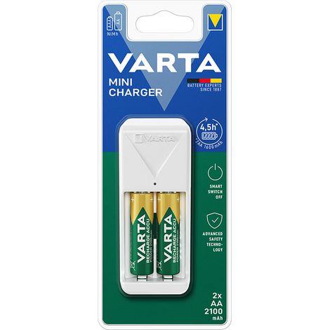Cargador pilas mini aa/aaa+2aa 2100 mah varta