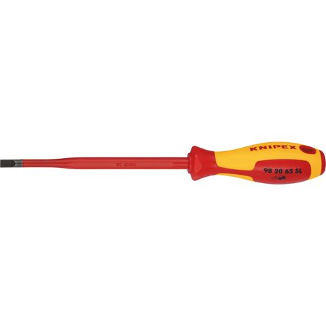 Draper 6.5mm Slimline VDE Insulated Slotted Screwdriver (Model 72436) – Precision, Safety, and Durability
