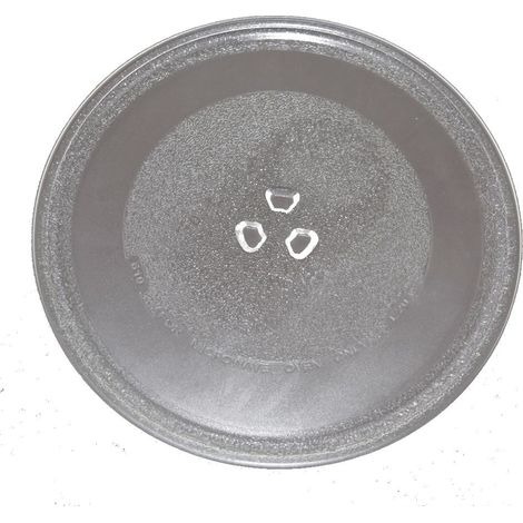 Universal Microwave Turntable Glass 255mm Fits Panasonic Universal