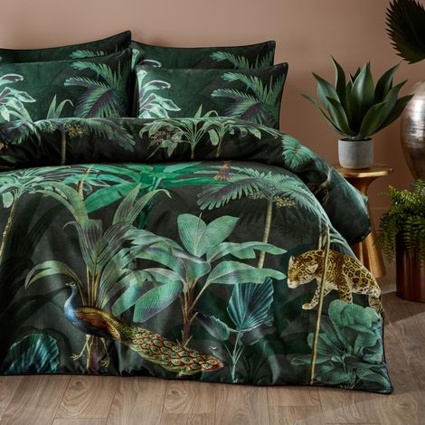 Ensemble De Housse De Couette Animaux Sauvages Coton Literie Multicolore Simple 137x200cm (1/5)