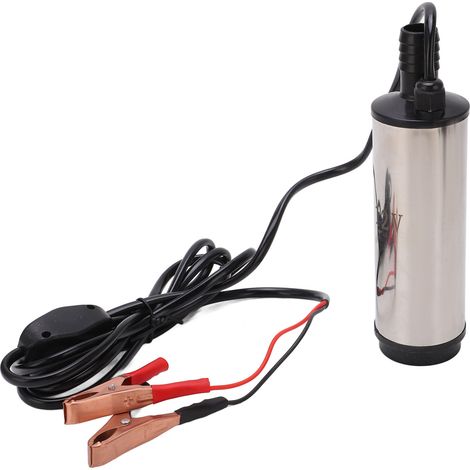 Mini 12V DC Kraftstoffpumpe mit Filter, Edelstahl, zum Umfüllen von Dieselkraftstoff (45-50 L). (1/5)