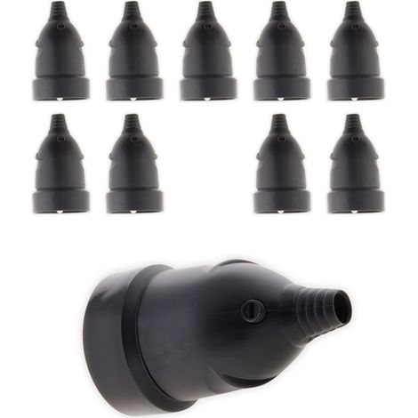 Zenitech – Lot de 10 fiches femelles 16A 2P+T – Tension 230V – Puissance 3680W – Installation par vis – Certification NF