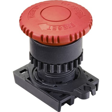 TRU COMPONENTS S2ER-E3R Not-Halt-Pilzdrucktaster IP52 1 St. (1/2)