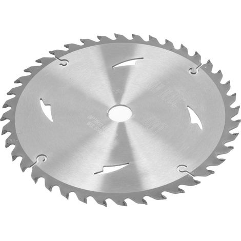 Lame de scie circulaire carbure 10 pouces 40 dents pour bois dur, liège et menuiserie (1/5)