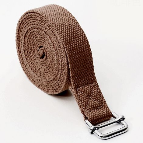 Bande élastique de yoga - Outil pour la flexibilité  Exercices  Ceinture de yoga avec boucle coulissante en métal réglable (1/5)