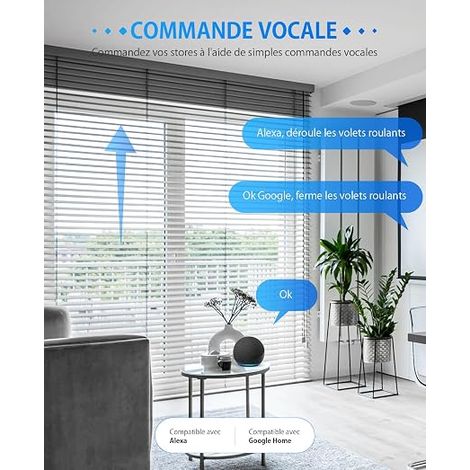Interrupteur Volet Roulant CS01, Interrupteur Tactile de Stores (Fil Neutre Requis) (1/4)