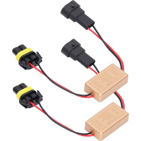 2PCS Stroboscope LED Puissant 50W, Régulateur Strobe Continu pour Projecteurs Anti-Brouillard, Flash Réglable ABS (1/5)