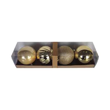 PALLINE DI NATALE Ø 6 cm, Conf. 12 pezzi - Colore Argento