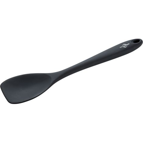 Cuchara de silicona universal Kuchenprofi Trend, 28,5 cm, negra.