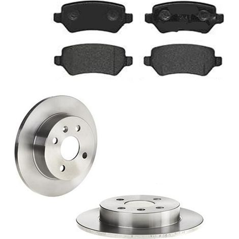 KIT FRENI POSTERIORI compatibile con OPEL ASTRA G CLASSIC (T98) - DISCHI + PASTIGLIE OEM: P 10 013 , P 59 038 / 16954 /SOSTITUZIONE DIRETTA/BASSA POLVERE/SILENZIOSO (1/5)
