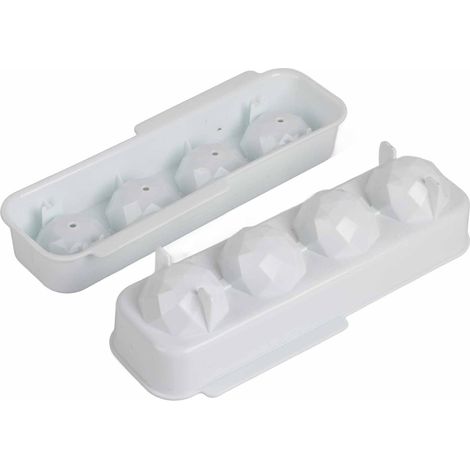 Runde Eiswürfelform aus Polypropylen mit Deckel zur Herstellung von Eis am Stiel, Cocktails und Eis am Stiel. (1/5)