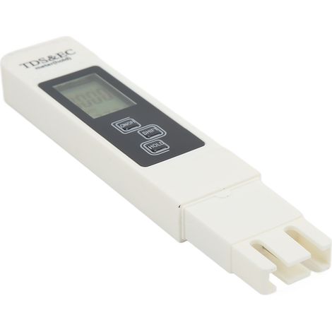 3-in-1 TDS Pen, Conductivity Tester, Water Quality Tester, White Plastic, TDS/EC Tester (Battery not included). (1/5)