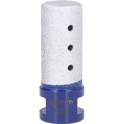 Mèche diamantée doigt M14 brasée sous vide pour porcelaine céramique dure 25mm fraise (1/5)