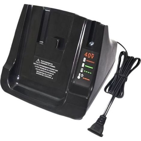 FENOPLASTICAChargeur LCS36 LCS40 pour Black&Decker 36V-40V - Compatible batteries LBXR36 LBX36 LBXR2036 LBX1540 - Standard US
