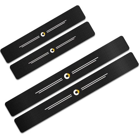 (Pour Smart Style 4) Autocollants de seuil de porte pour Smart EQ Fortwo Forfour 453 451 452 450 454 Roadster - Accessoires de protection en fibre de carbone (1/3)