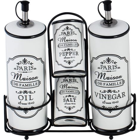 Keramik-Gewürzset 5-teilig MAESTRO PARIS MAISON MR-20030-04s (1/2)
