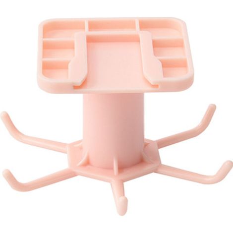 Support à crochets en 2 parties pour ustensiles de cuisine, rotation à 360°, support suspendu (1/5)