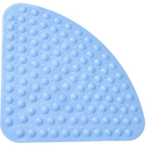 royaluxe - Tapis de Bain d'angle Tapis de Baignoire pour Salle de Bain, Tapis de Douche Anti-dérapant Secteur Tapis de Douche de sécurité avec ventouses, Trous de Drainage,BPA,Lavable en Machine(5454 (1/5)