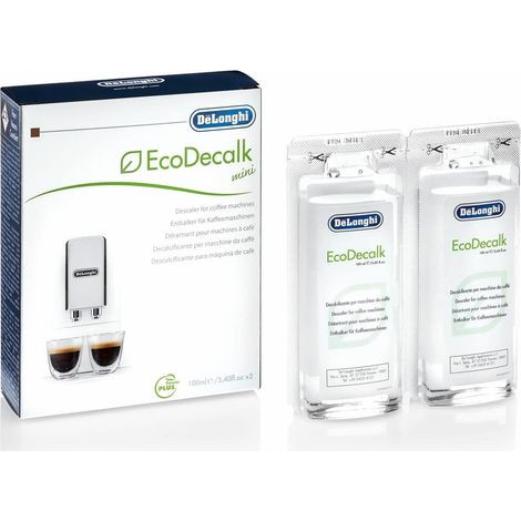 Ecodecalk Descaler (2 x100 ml) für Delonghi AS00006556 Kaffeemaschine
