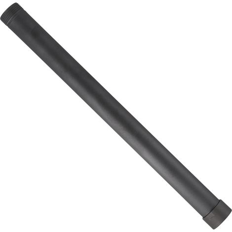 Rallonge de pommeau de douche en acier inoxydable, tige ronde de 30 cm - Bras d'extension à angle réglable pour les personnes de grande taille - Amélioration de salle de bain - Gris (1/5)