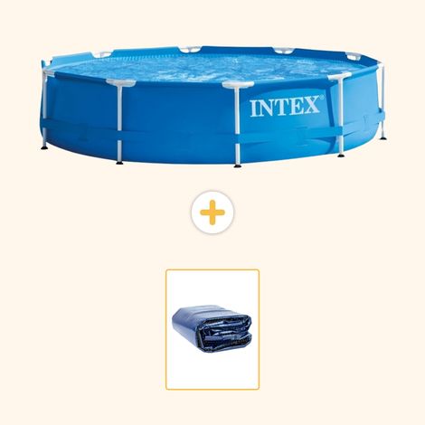 Intex Piscine Tubulaire Ronde - 366x76 cm - 2-pièces  S21331 (1/5)