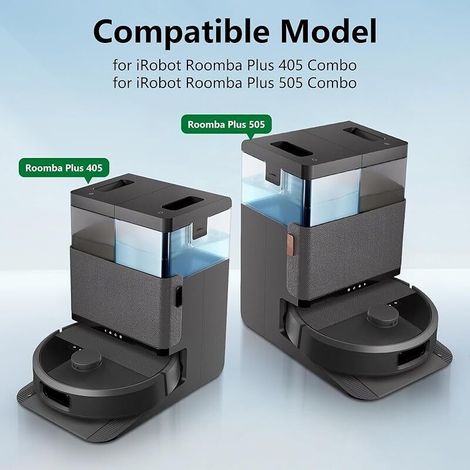 16-teiliges Ersatzteilset für iRobot Roomba Plus 505/405 Staubsauger, Zubehörteile, 1 Hauptbürste, 3 HEPA-Filter, 4 Seitenbürsten, 4 Staubbeutel, 4 Reinigungstücher (1/5)