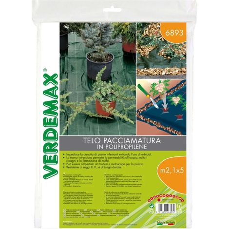 TELO PER PACCIAMATURA IN POLIPROPILENE VERDE M 2,1X5 (1/2)