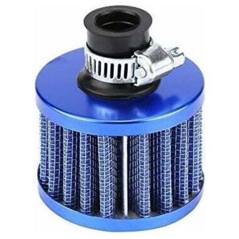 Filtre à Air, Keenso 12mm Kit de Filtre d'Admission d'Air Entrée d'Air Froid Universel en Forme de Champignon pour les Véhicules (Blue) (1/5)