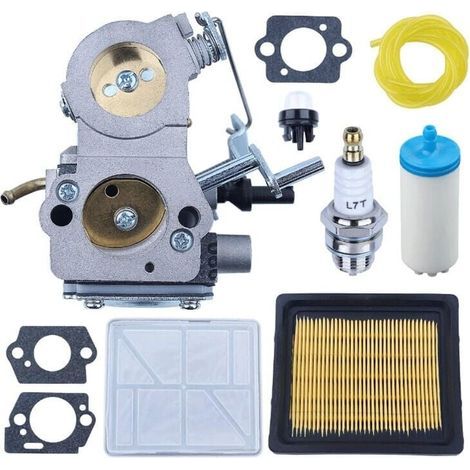 Carburateur de rechange - Pour Husqvarna K750 K760 K770 - Pièces de scie à béton pour ZAMA C3-EL53 - Avec joint de filtre à air - Kit de conduite de carburant (1/4)