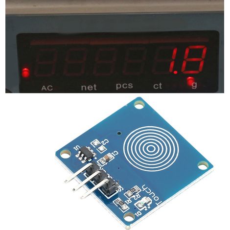 10 Stück digitale Berührungssensormodule TTP223B kapazitive elektrische Bauelemente (1/5)